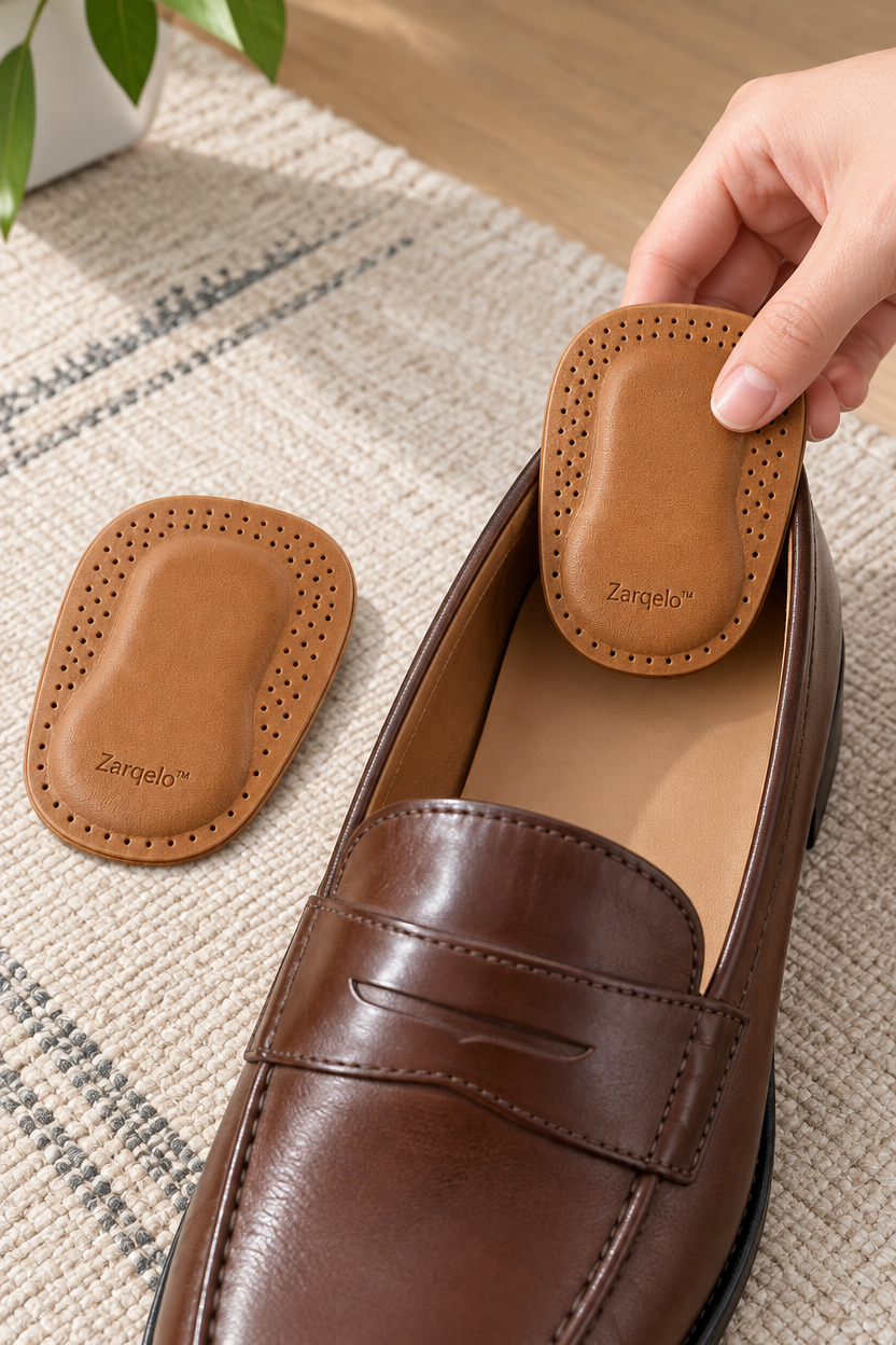 Zarqelo™ Leather Comfort Heel Pad setup and care