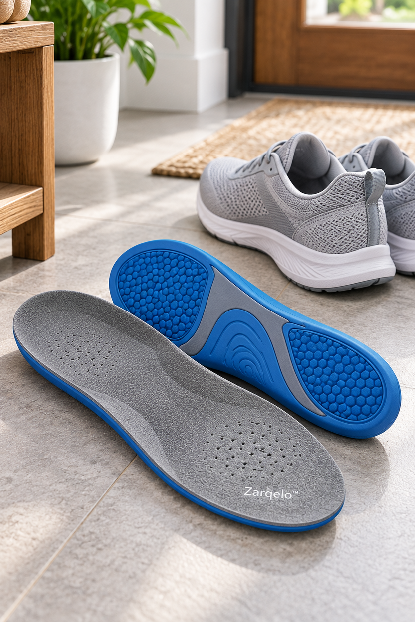 Zarqelo™ High-Resilience Cushion Insoles setup and care