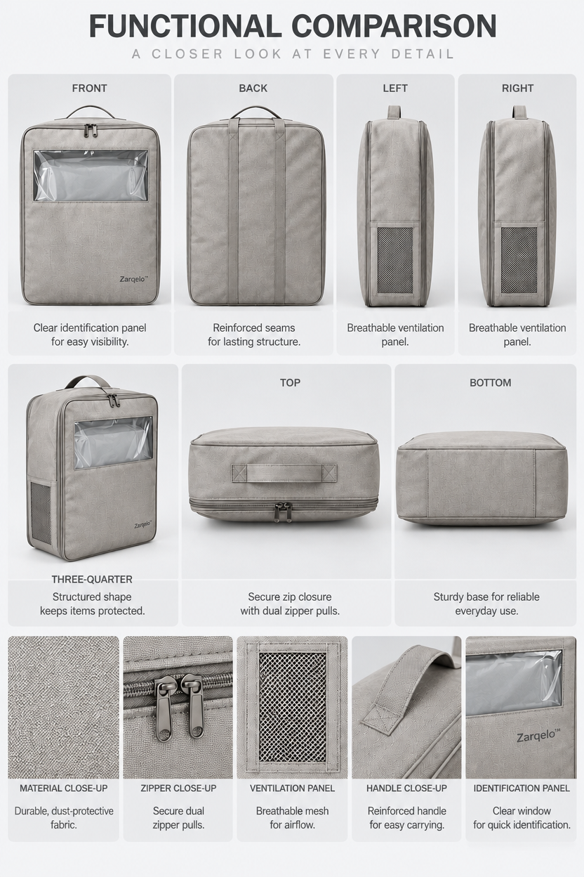 Zarqelo™ Dust-Protective Bag Storage Cover product details