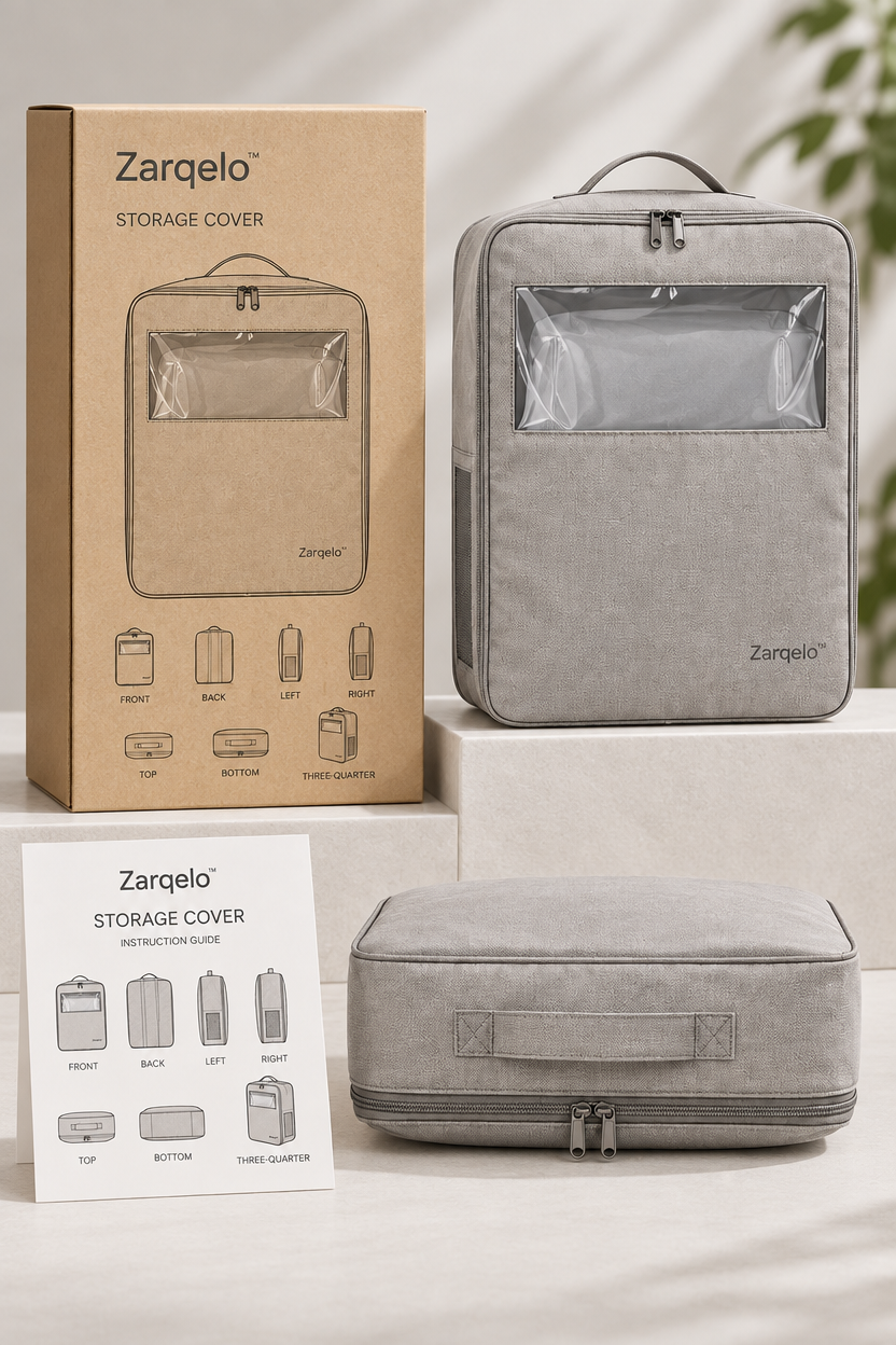 Zarqelo™ Dust-Protective Bag Storage Cover care & safety